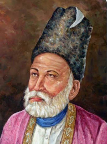 Portrait of Mirza Ghalib